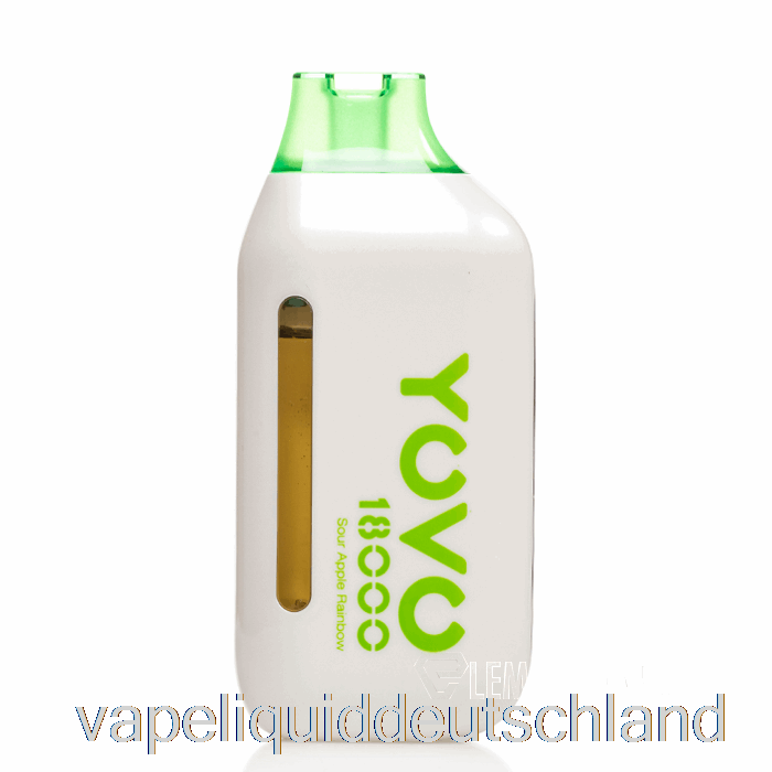 Yovo Ultra 18000 Einweg-Sauerapfel-Regenbogen-Vape-Flüssigkeit